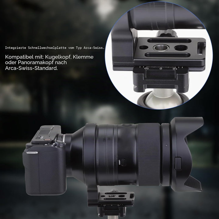Haoge LMR-SM140 Objektivstativfuss für Sigma 100–400 mm f/5–6,3 DG OS HSM Zeitgenössisches Objektiv