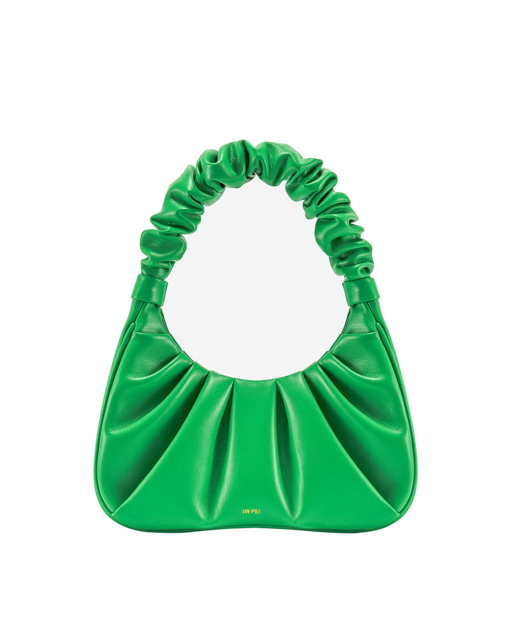 JW PEI Gabbi Damen Handtasche mit gerüschtem Hobo Grasgrün, Grasgrün