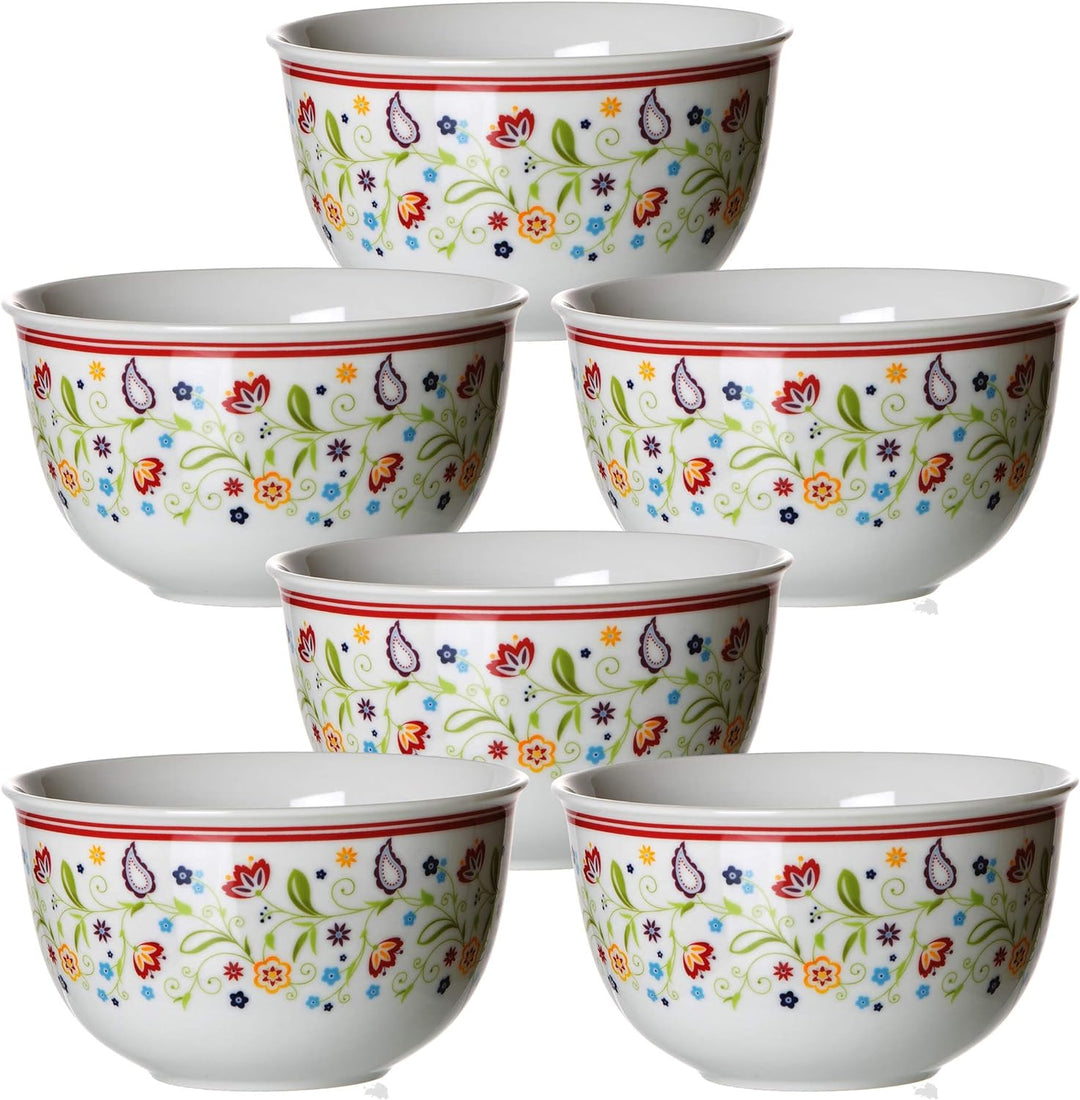 Ritzenhoff &amp; Breker Tafelservice Doppio Shanti, 12-teilig, Porzellangeschirr &amp; Müslischalen-Set Dopp