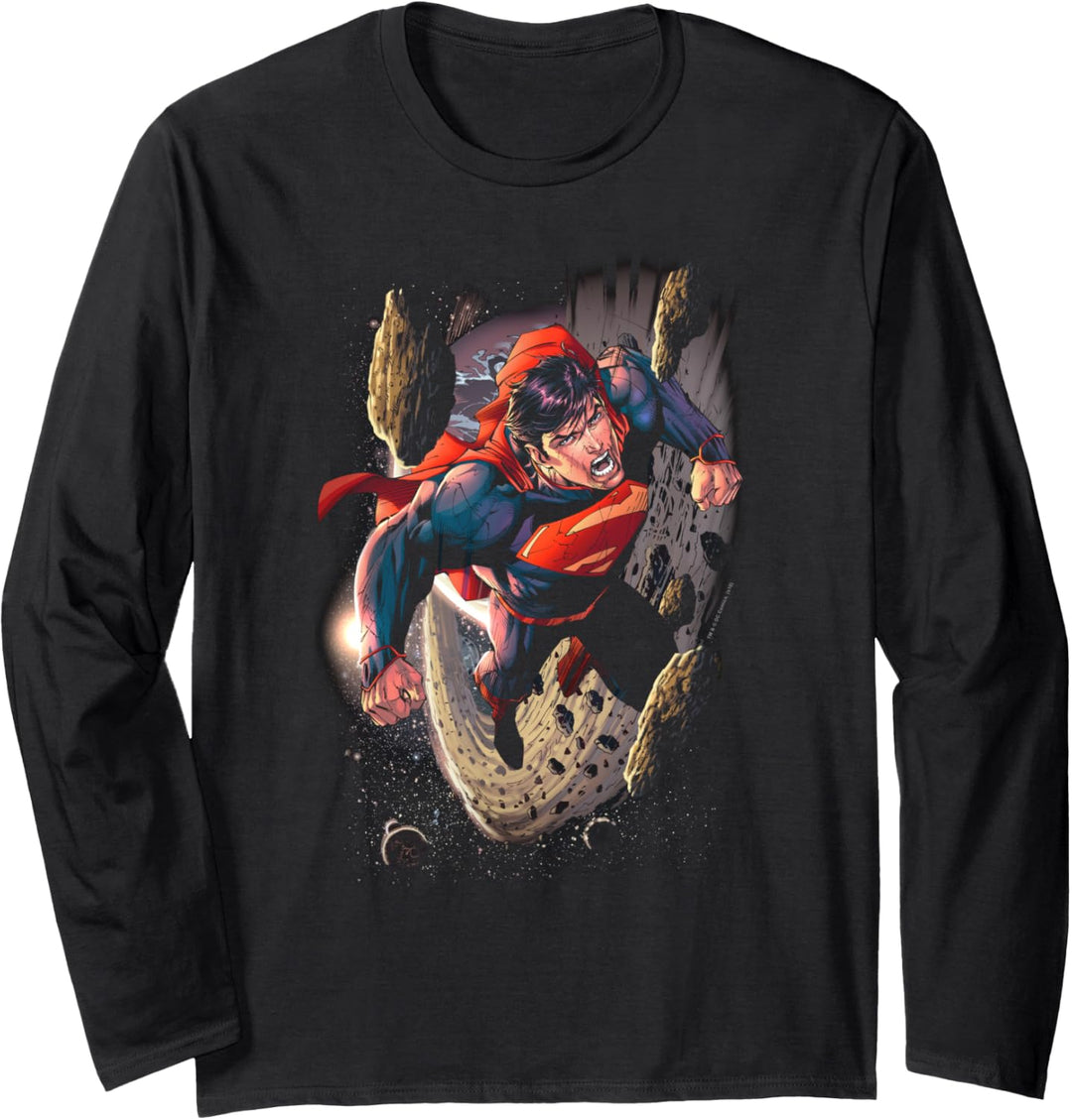 Superman Orbit Langarmshirt