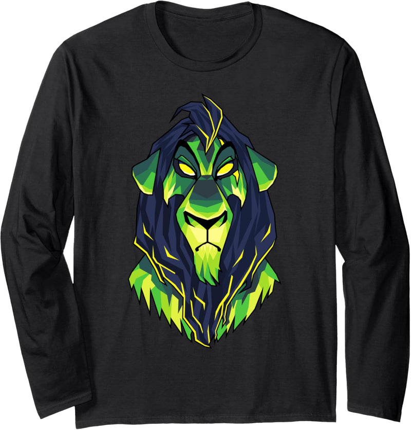 Disney The Lion King Scar Dark Portrait Langarmshirt