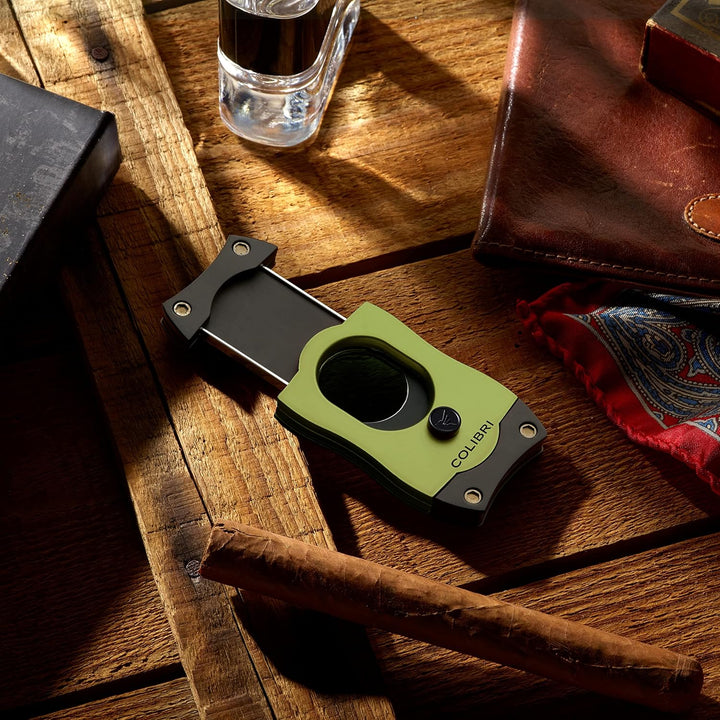 Colibri S-Cut Zigarrenschneider - Klassischer Gerader Schnitt - Bis zu 66 Ringmass Zigarren - Ergono