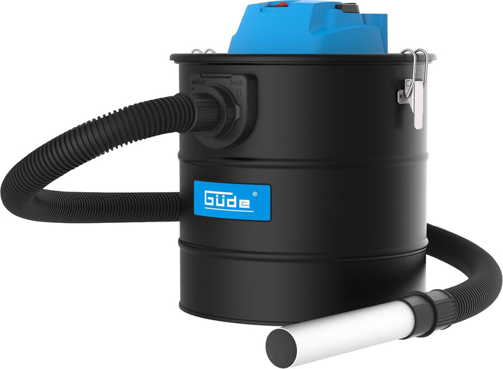 Güde 17010 GA 18-1200.1 Aschesauger, 18 Liter Behältervolumen, schwarz