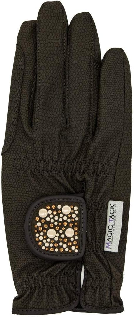 haukeschmidt Unisex Reithandschuh A Touch of Magic Mokka 8, Mokka 8