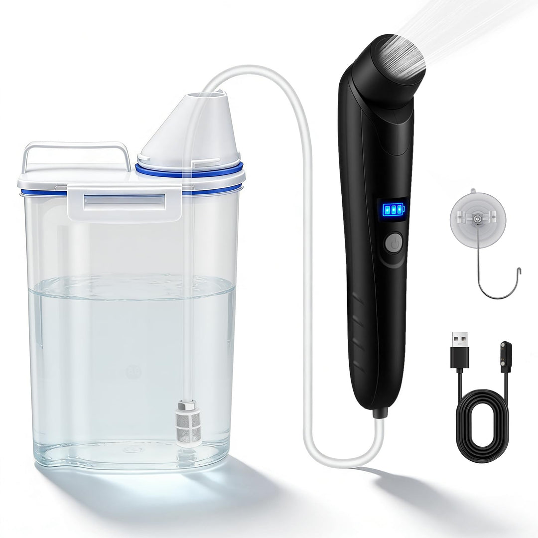 Elektrisches Bidet, 2,5L mit USB-Aufladung, Tragbare Po-Dusche mit verstellbarem Sprühkopf, Sanfter