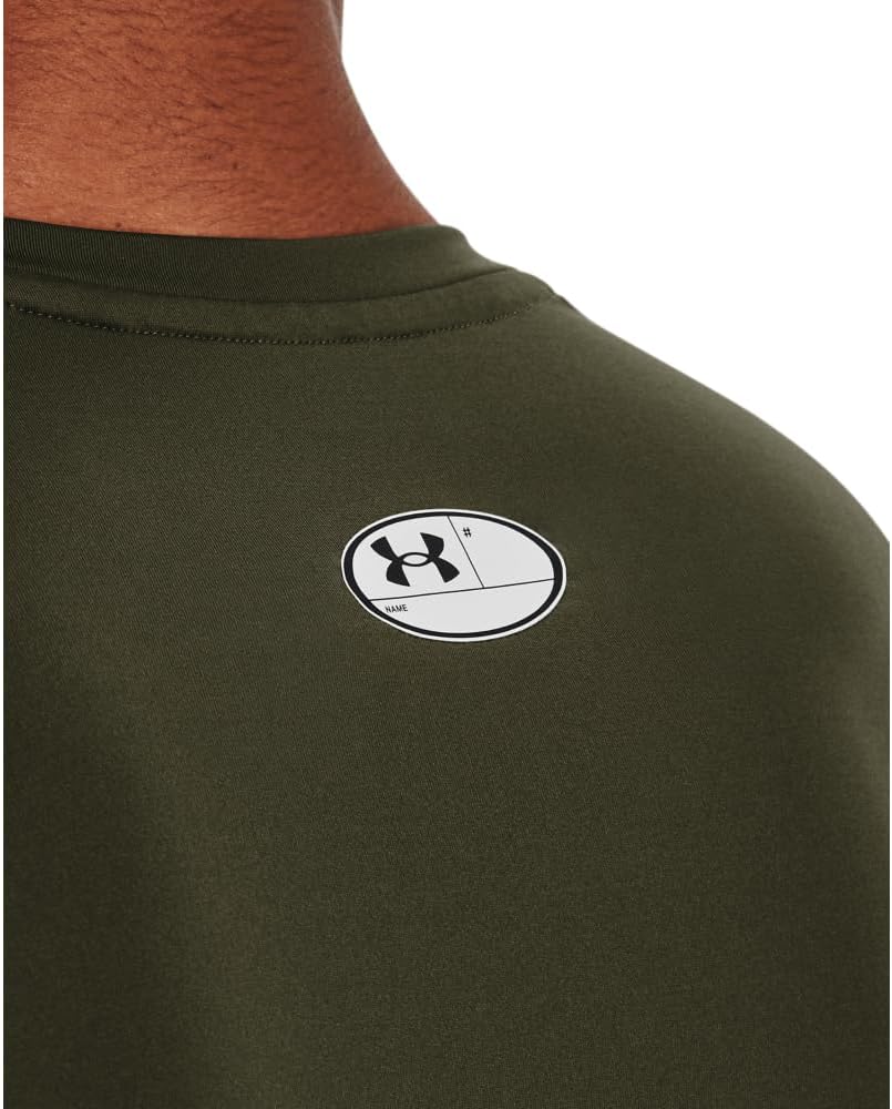 Under Armour Damen Armour HeatGear Compression Short Sleeve T-Shirt 3XL grün, 3XL grün