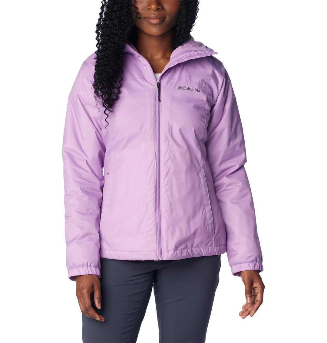Columbia Damen Switchback Iii Jacke, Wasserdicht & Atmungsaktiv, Verstaubar Regenjacke 1X Gumdrop, 1