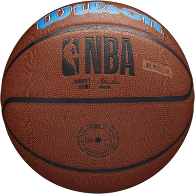 Wilson Unisex-Adult NBA Team Composite Basketball 7 Oklahoma City Thunder, 7 Oklahoma City Thunder