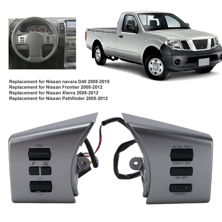 Lenkradschalterknopf Autoanpassungen Ersatz für Navara Frontier Pathfinder 2005-2015