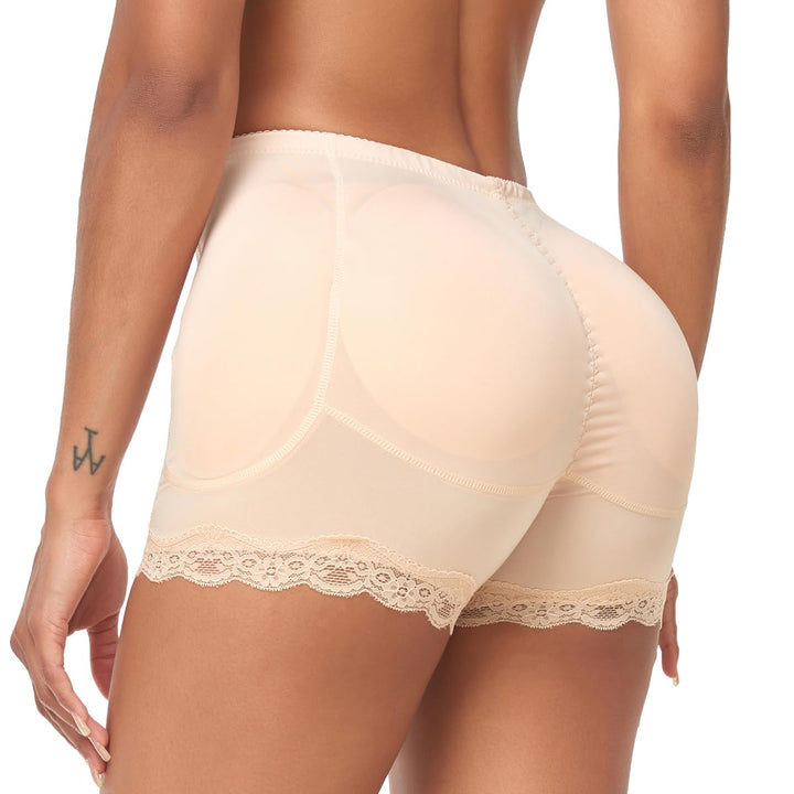Derssity Damen Push Up Po Butt Lifter Gepolstert Hip Enhancer Padded Miederhose Shapewear Figurforme