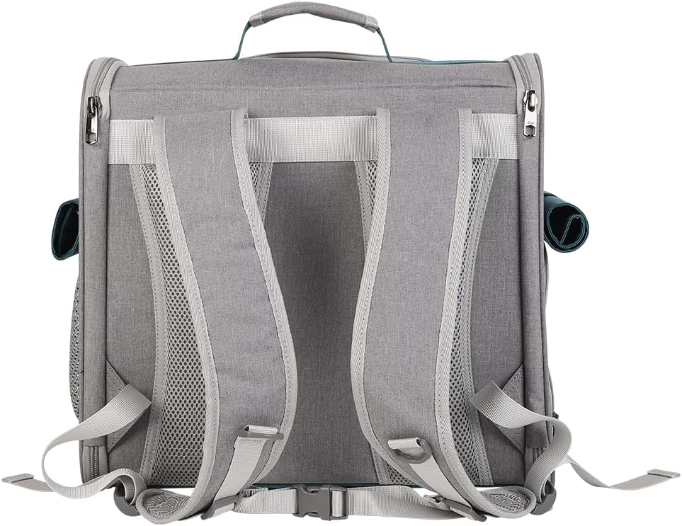 Transporttasche für Haustiere Katzen Hunde 10kg, Tragbare Rucksack Grosser Geräumig 4 Eintritt Top Ö