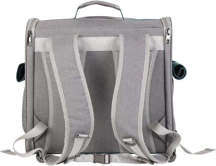 Transporttasche für Haustiere Katzen Hunde 10kg, Tragbare Rucksack Grosser Geräumig 4 Eintritt Top Ö