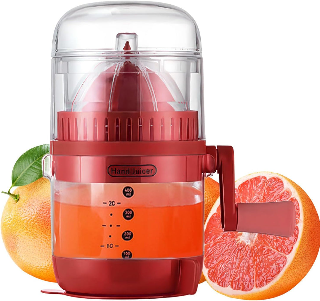 Juicer Machine Saftpresse Manuell 2-in-1 Manueller Zitronenpresse, Handgehaltenersaftpresse - Und Or