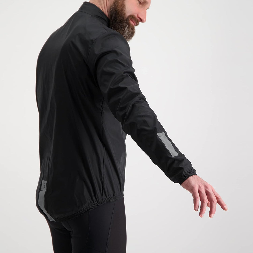 BBB Cycling FahrradJacke Herren und Damen | Wasserabweisend Winddicht Leicht Reflektierend | Rennrad