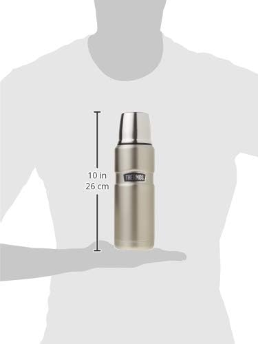 THERMOS Stainless King SK2000 Vakuumisolierte Kompaktflasche, 473 ml, Edelstahl