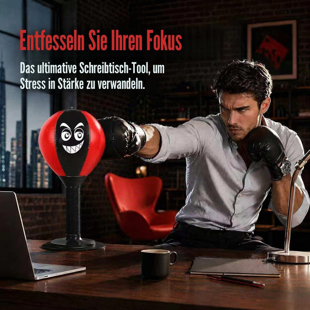 Punchingball Tisch, Freistehender Desktop-Boxsack Mit Saugnapf, Rage Bag Desktop Punching Bag Mini B