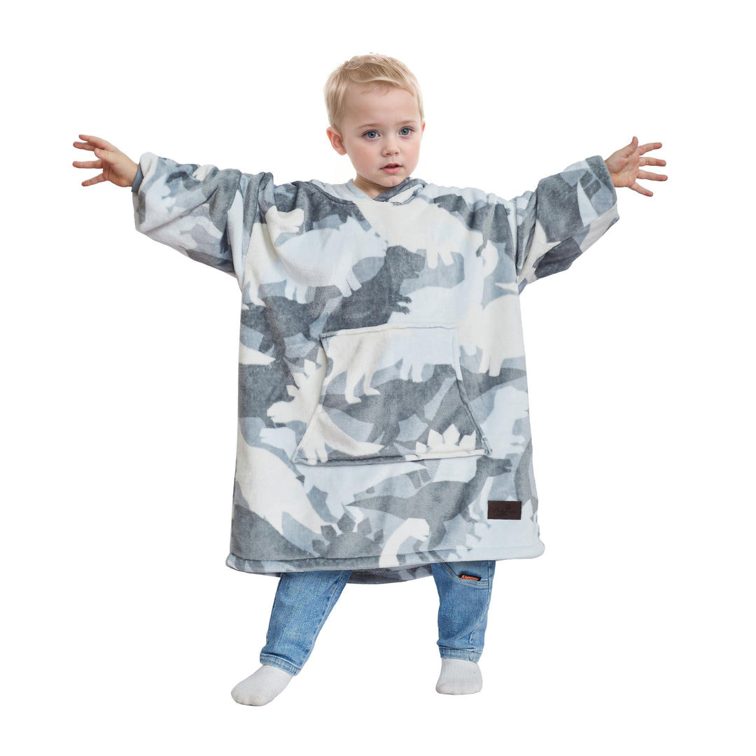 Catalonia Classy Kinder Hoodie Decke, übergrosse Kuschel Hoodie Kinder, Mädchen Jungen Kuschel Fleec