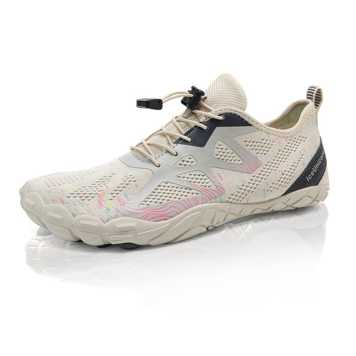 IceUnicorn Herren Damen Barfussschuhe Traillaufschuhe Fitnessschuhe Knit Minimalistische Breiter Zeh