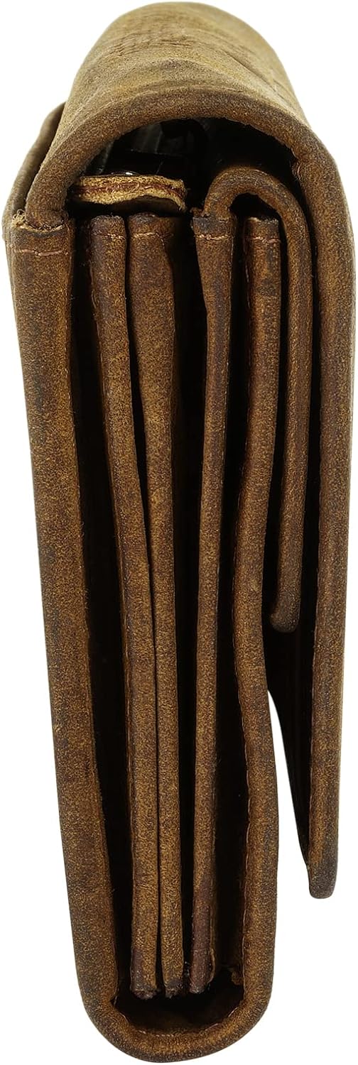 Landleder Geldbörse Echt Leder braun Damen - 021589