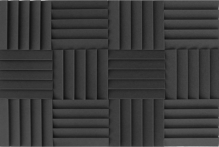 AcousPanel Akustikschaumstoff Schaumstoffplatten 30x30x3cm Anthrazitgrau (28