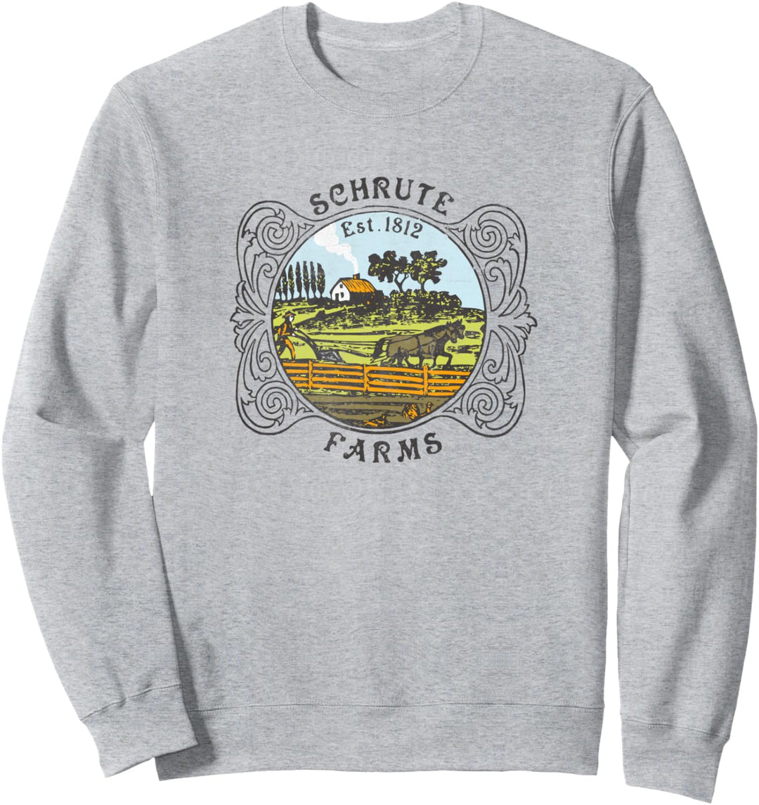 The Office Schrute Farms Jahrgang Illustration Sweatshirt