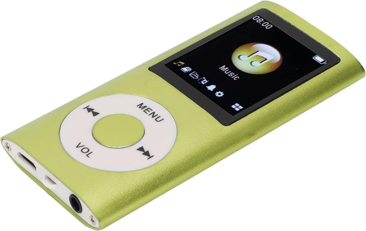 MP3 -Player, Stilvoller Multifunktional Verlustfreier Sound Schlank 1,8 -Zoll -LCD -Bildschirm Tragb