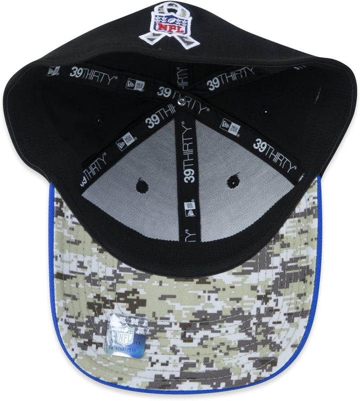 New Era Salute to Service 2022 Basecap 39Thirty NFL Fanartikel American Football Kappe schwarz M-L 3