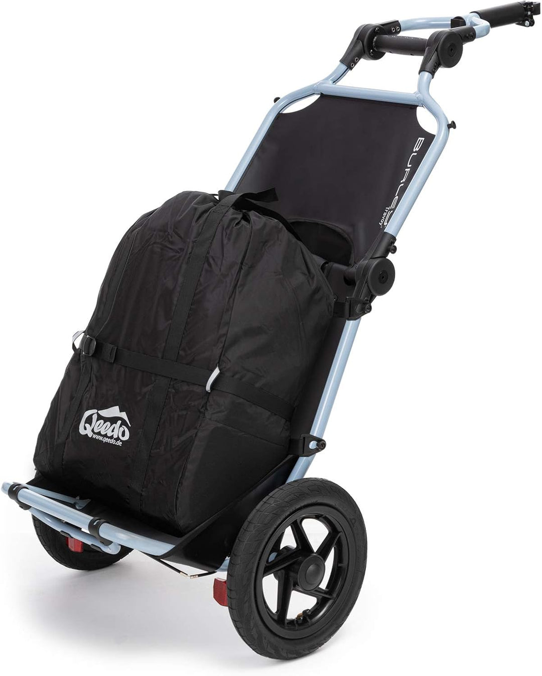 Qeedo Travoy Fahrrad Lastenanhänger (2020) Set Shopping Bag - Cool Grey