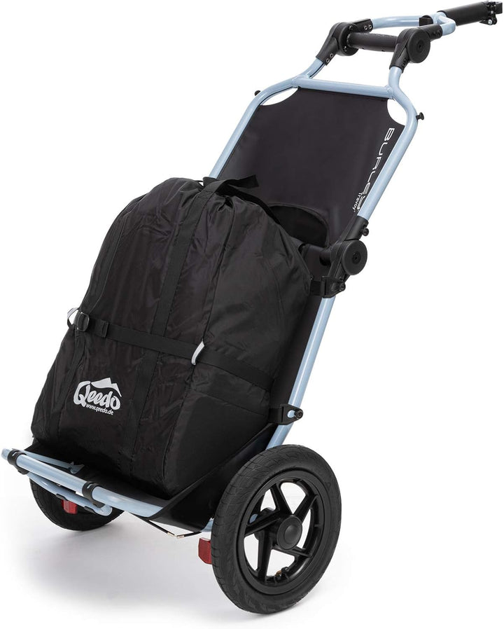 Qeedo Travoy Fahrrad Lastenanhänger (2020) Set Shopping Bag - Cool Grey