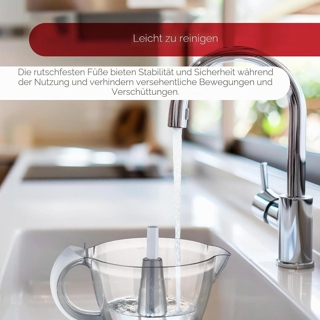 Bergner NOIA - Entsafter 40W 1.2L - Automatischer Motor - 2-Wege Drehung - Transparenter Behälter -