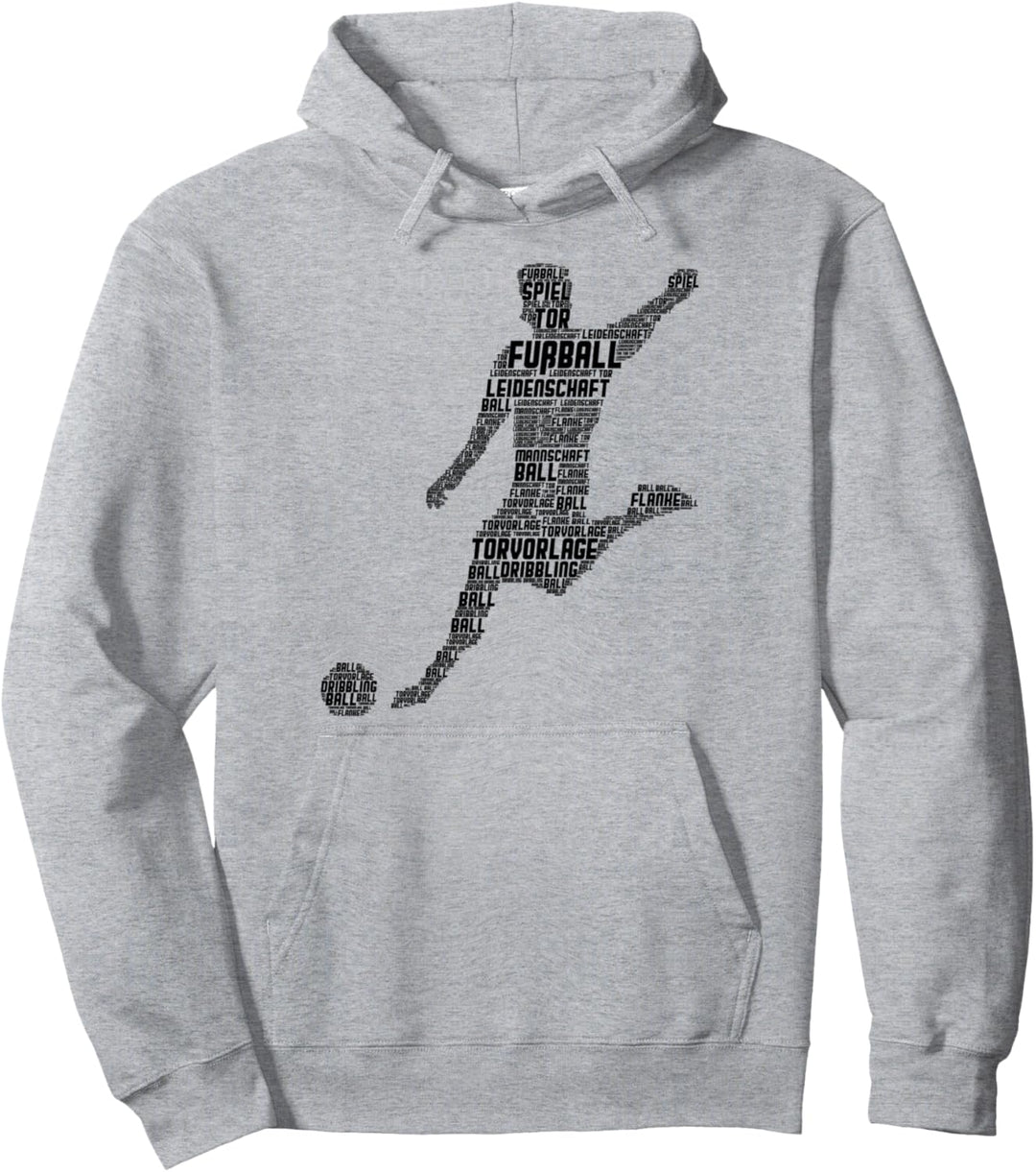 Fussballer Fussball Kinder Jungen Herren Pullover Hoodie