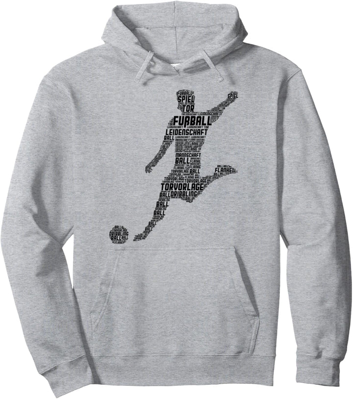 Fussballer Fussball Kinder Jungen Herren Pullover Hoodie