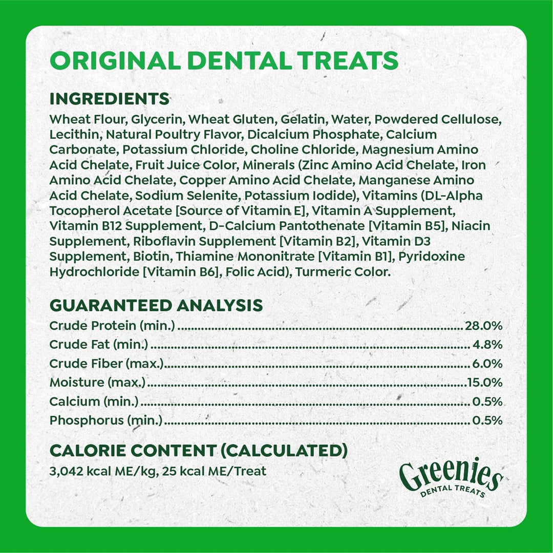 Greenies Original Hundesnacks für die Zähne 1 stück (65er Pack), 1 st&amp;