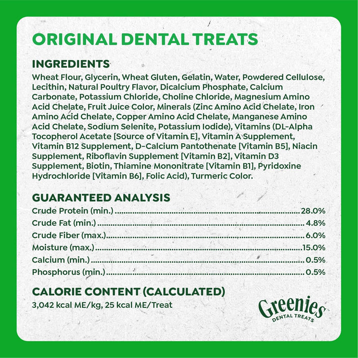 Greenies Original Hundesnacks für die Zähne 1 stück (65er Pack), 1 st&amp;