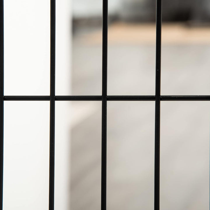 PawHut Absperrgitter für Hunde Schutzgitter Hundegitter mit Stützfüssen Treppengitter Hundeabsperrgi