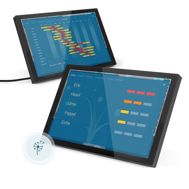 wetteronline home 4 WetterDisplay, WLAN-Wetterstation mit WetterRadar: Wetterfilm auf grossem HD-Far