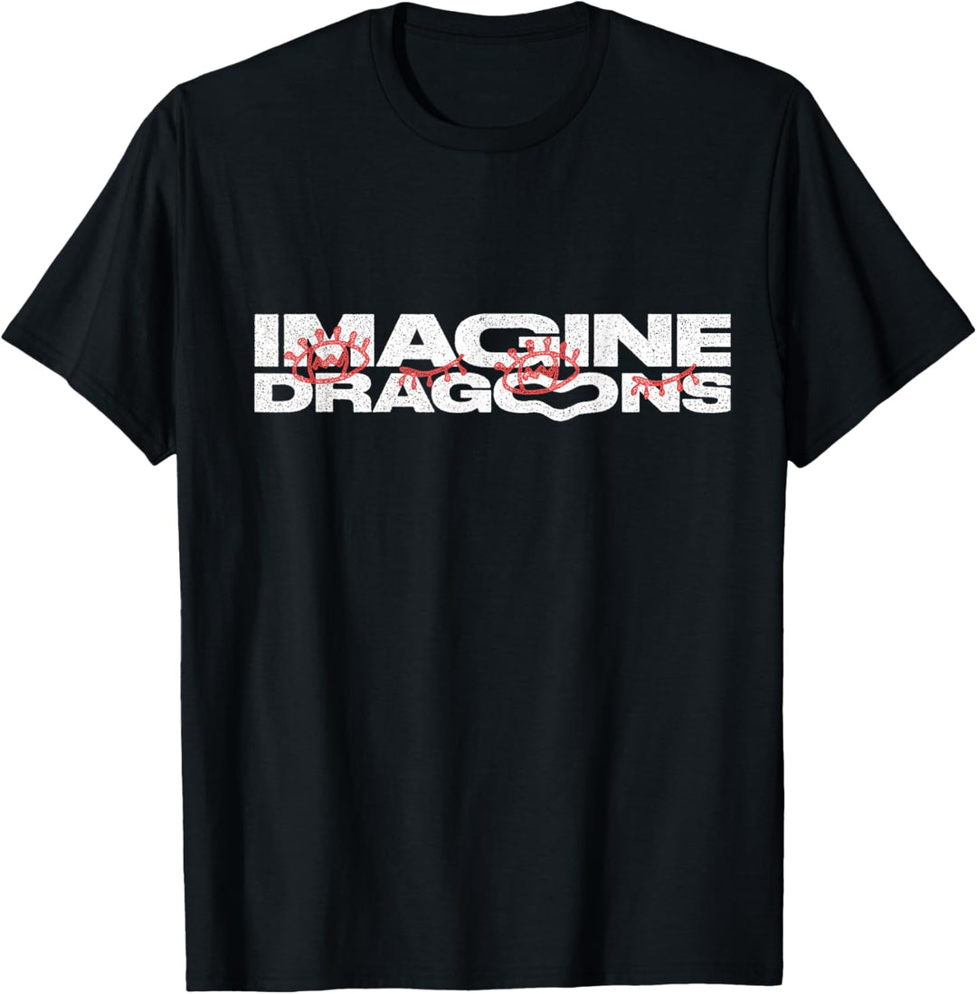 Offizielle Imagine Dragons Exclusive Warp Hands Schwarz T-Shirt