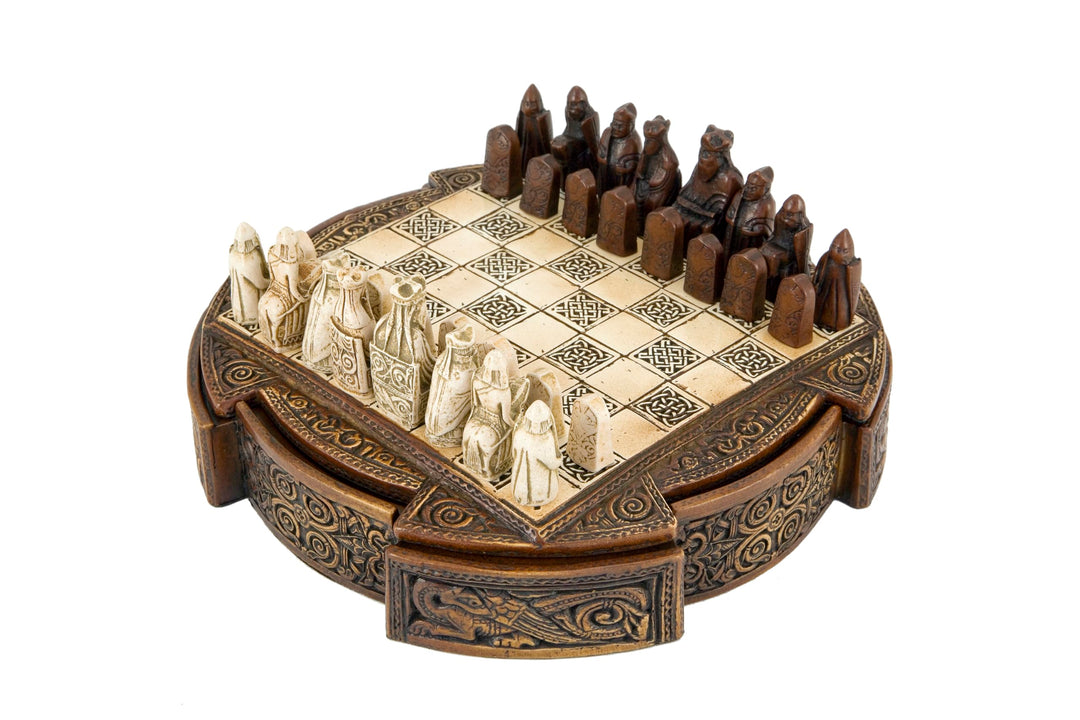 Isle Von Lewis Kompakt Keltisch Schach Set 22.9cm