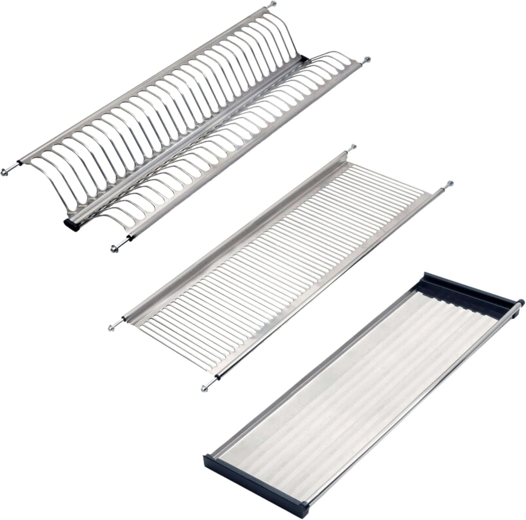 Emuca - Abtropfsystem für das Geschirr, Schranktiefe 80cm, geschirrständer, Innenbreite des Moduls z