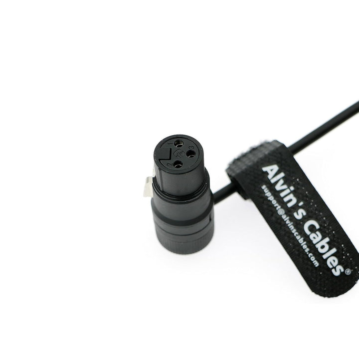 Alvin's Cables Drehbares Low-Profile-XLR-3-Pin-Stecker-auf-Buchse-Kabel Originalstecker symmetrische