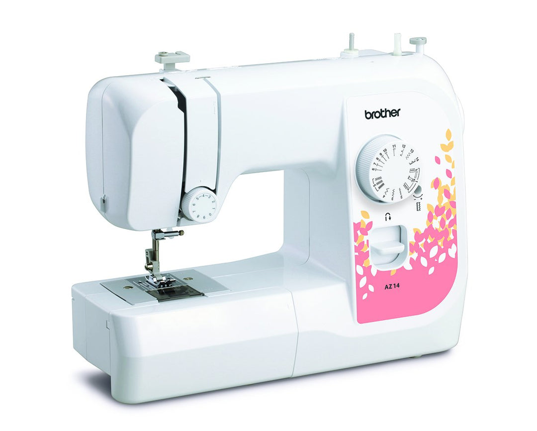 Brother AZ14 Nähmaschine (14 Stiche) Weiss, Rot 14 Stiche, Weiss, Rot 14 Stiche