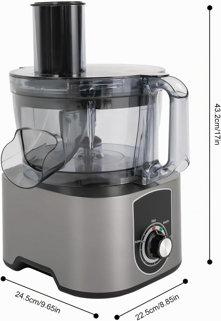 Multizerkleinerer, Zerkleinerer Elektrisch, 220V Space-saving 3 in 1 Würfelschneidemaschine 600W 7L