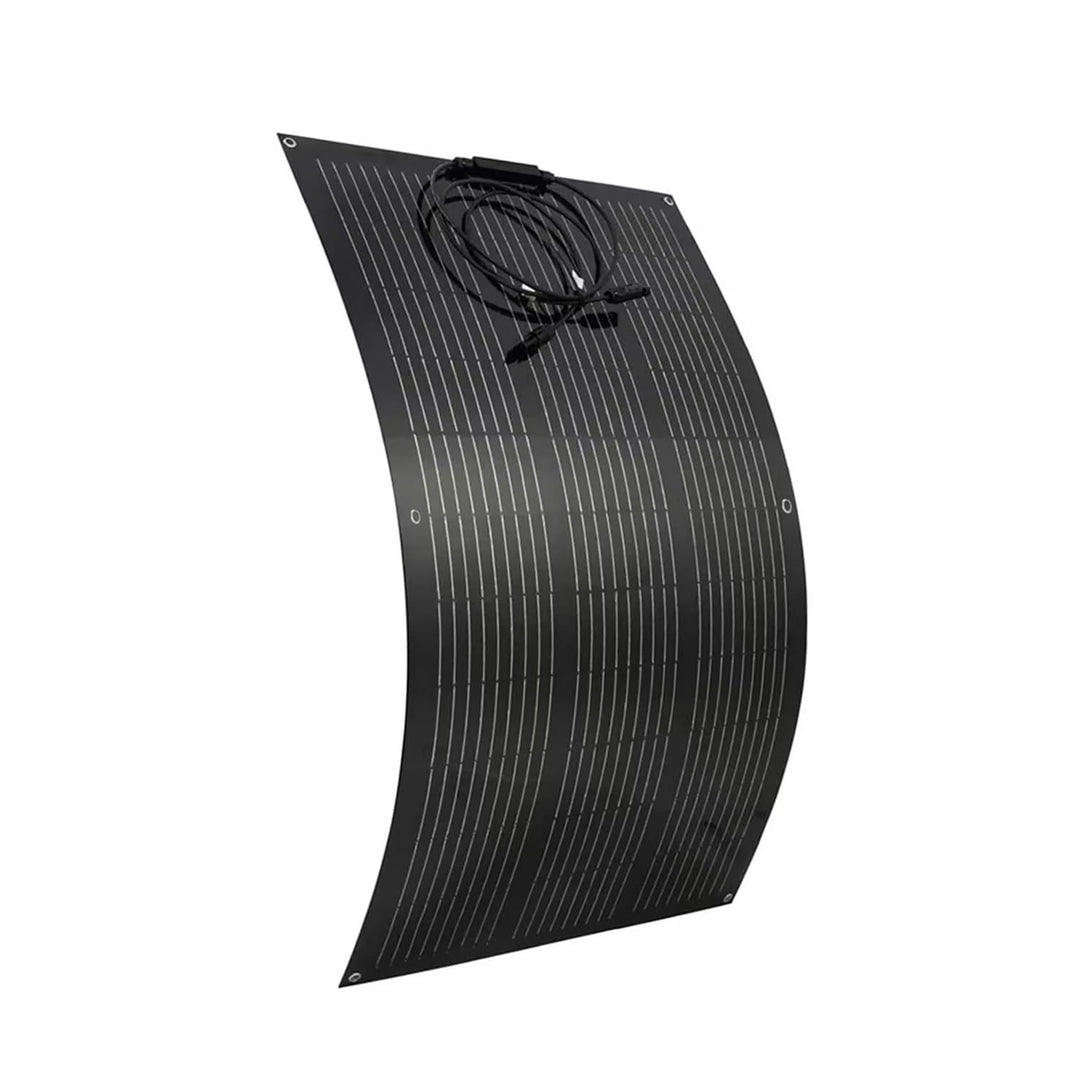 Aysolar 100 Watt 12 Volt Flexibel Solarpanel ETFE Monokristallin Solarmodul für 12V Batterien Marine