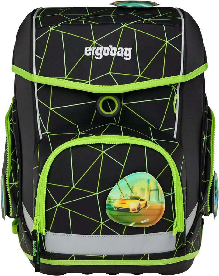 ergobag cubo Set ergonomischer Schulranzen, Vorgänger-Kollektion, klassisch 5-teilig 1. Klasse Grund