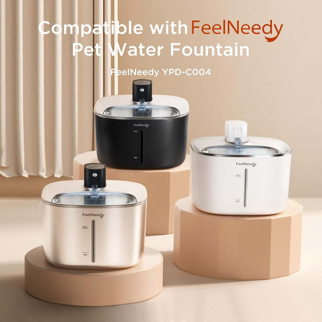 6 Stück Ersatzfilter für FEELNEEDY 4L katzenbrunnen kabellos mit bewegungsmelder, Individuelle Verpa