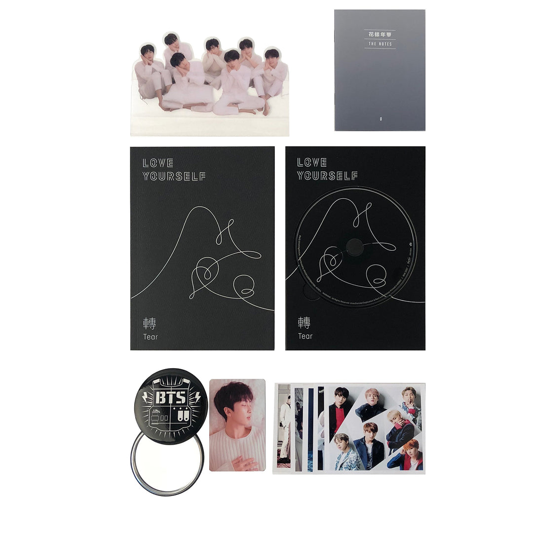 BTS 3rd Album - LOVE YOURSELF 轉 TEAR [ U ver. ] CD + Photobook + Mini Book + Photocard + Standing Ph
