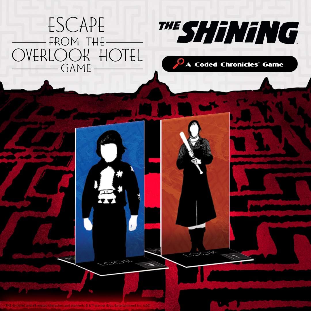 USAopoly , Shining: Escape from The Overlook Hotel-A Coded Chronicles Game - Board Game, 1 + Players