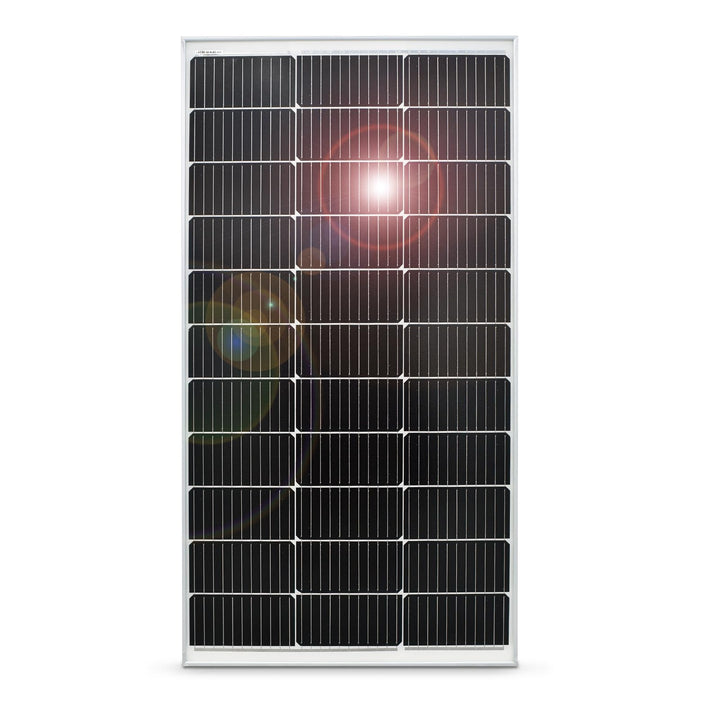 Anern Solarpanel 100W 18V Monokristallin(Hohe Leistung) Für 12V Kfz Batterie, AGM, Gelbatterie ideal