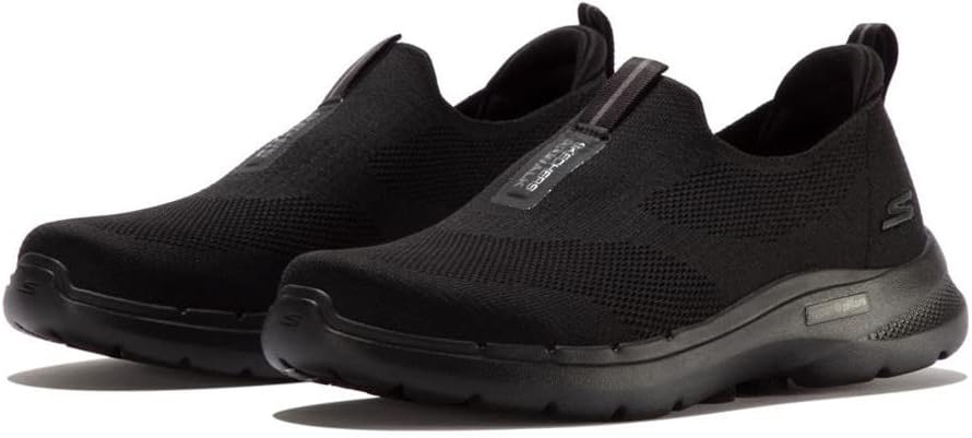 Skechers Herren Go Walk 6 Sneaker 39.5 EU Schwarz, 39.5 EU Schwarz
