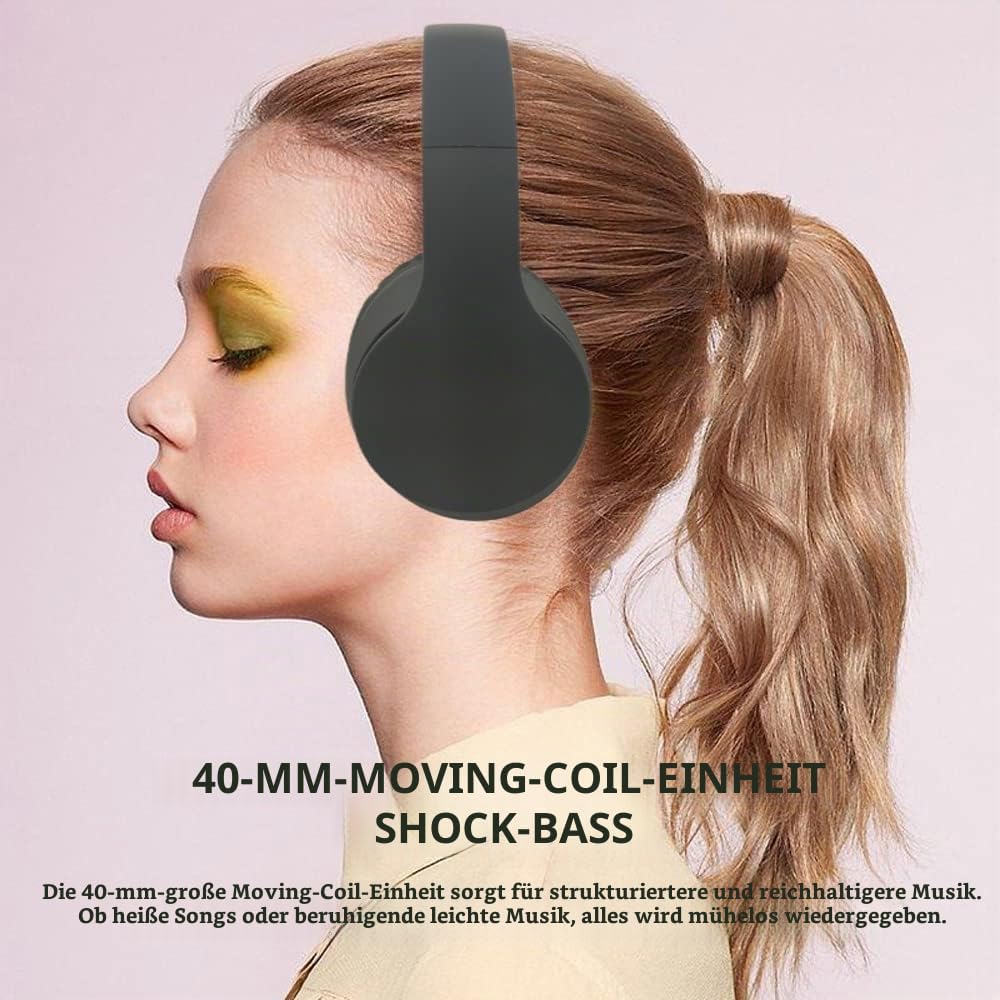 Bluetooth Kopfhörer Kinder,Kinder Kopfhörer Kabellos Over-Ear,Kinderkopfhörer Bluetooth mit Mikrofon